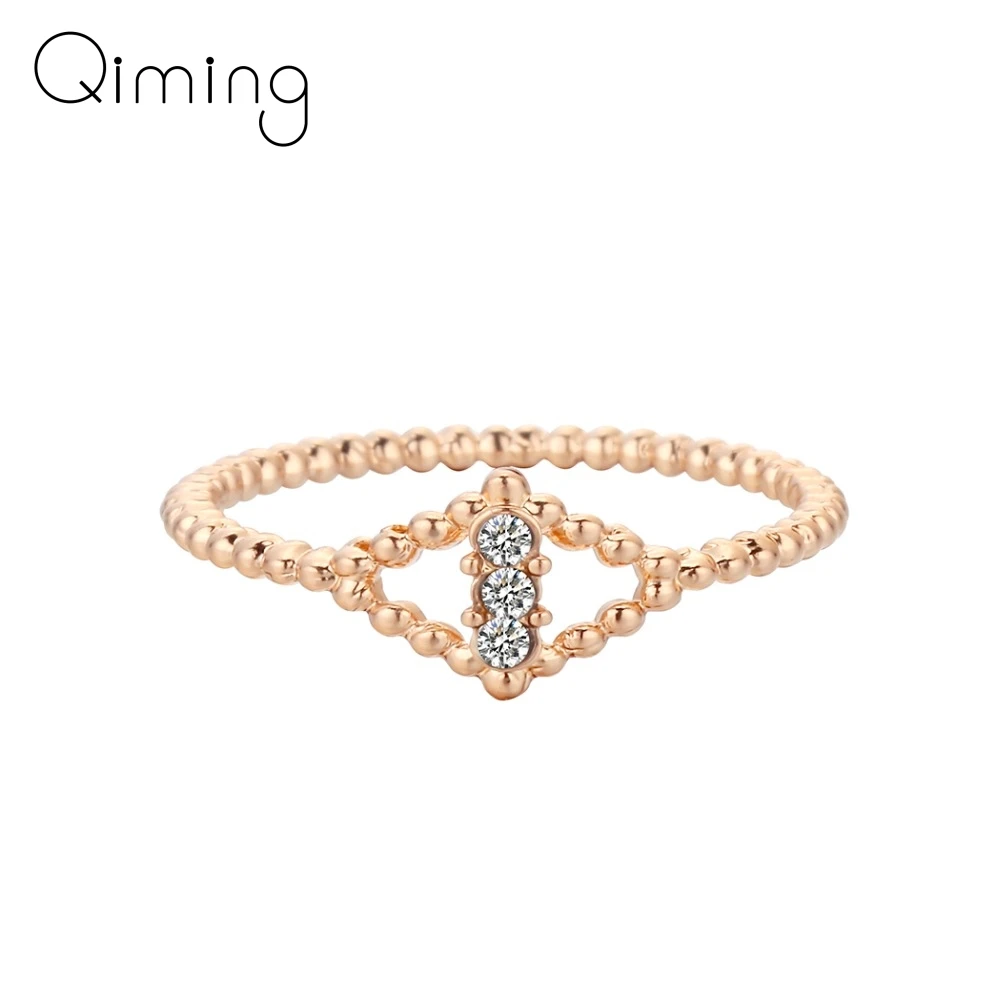 Женское кольцо со стразами из циркония модное Золотое обручальное с глазами