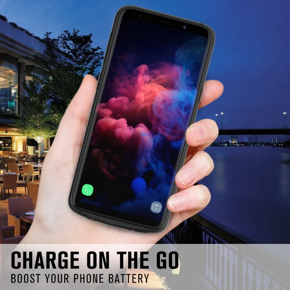 Gagaking 4700/5200mAh External Battery Cases For Samsung Galaxy S9 /S9 Plus S8/S8 ltra Thin Backup Power Bank Charger Cover | Мобильные