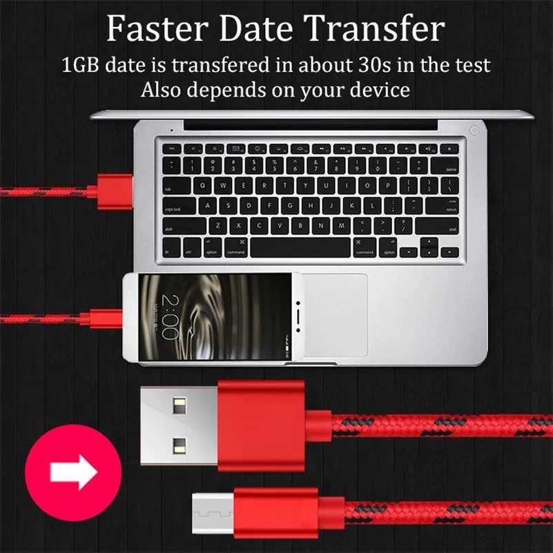 Micro USB C зарядный кабель для iPhone X XR XS Max кабель Быстрая Зарядка Кабели для мобильных телефонов шнур данных USB/type C кабель для samsung