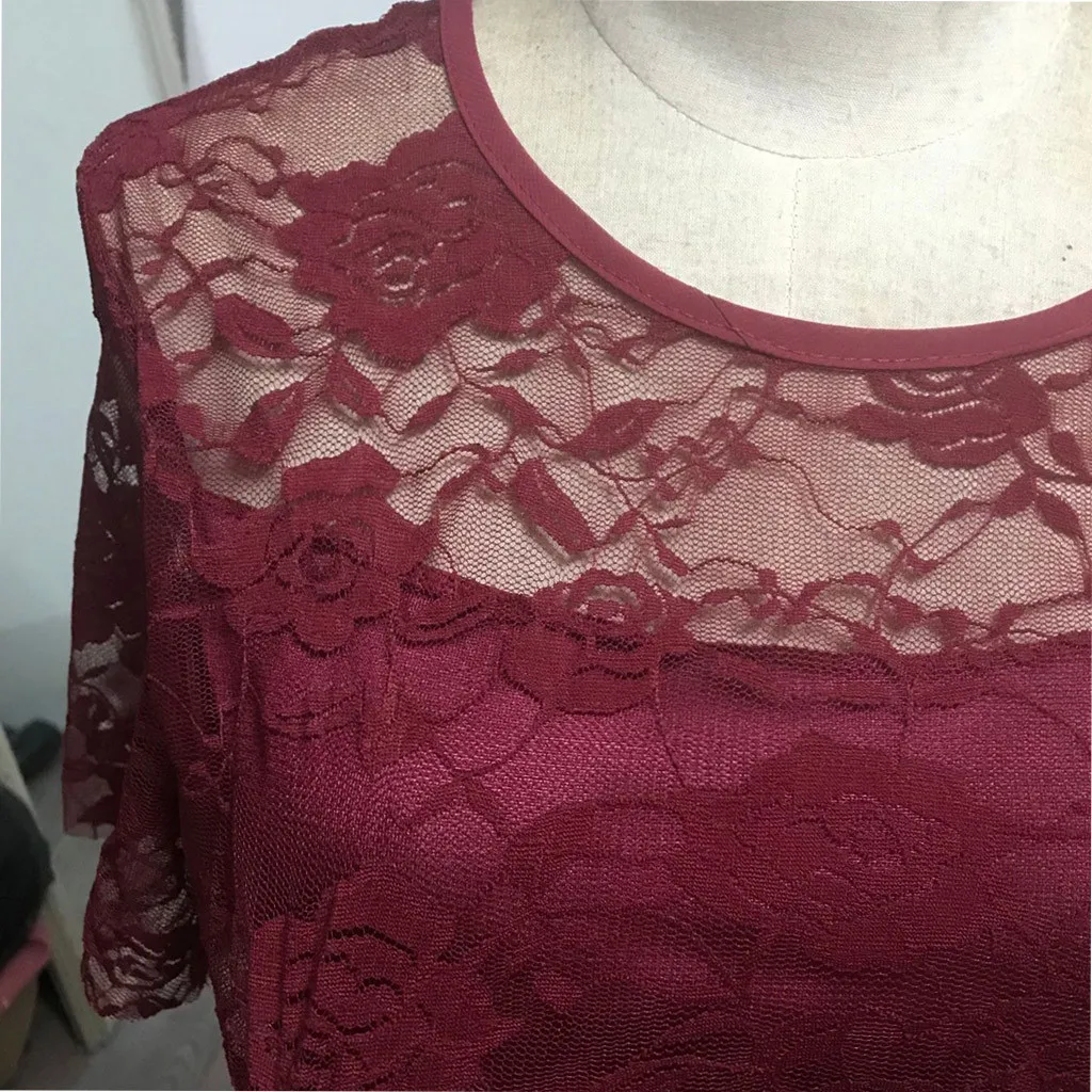 Женское платье с коротким рукавом элегантное средней длины в стиле пэчворк