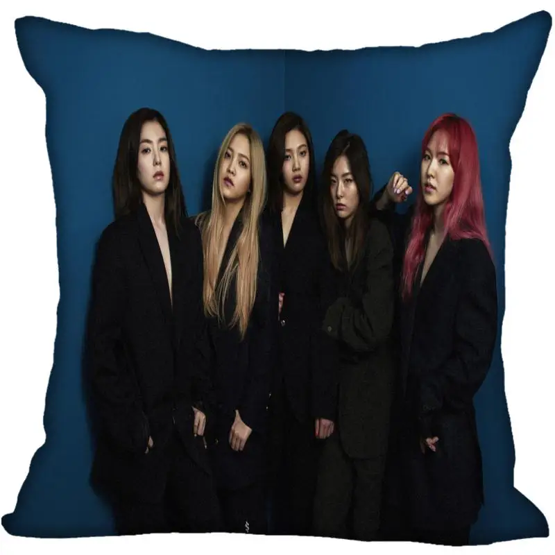 9 Пользовательский Kpop красный бархатные наволочки печатной площади Шелковый наволочка домашняя декоративная молния атласные наволочки(одна сторона - Цвет: 9