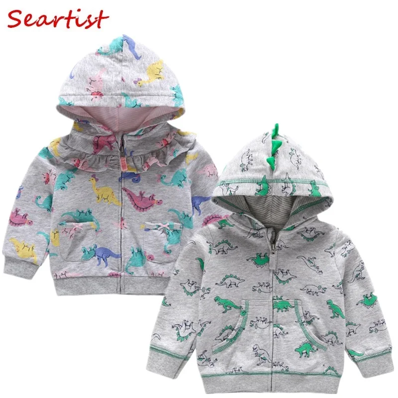 Seartist Bebes/толстовки с капюшоном для маленьких девочек и мальчиков свитер Одежда