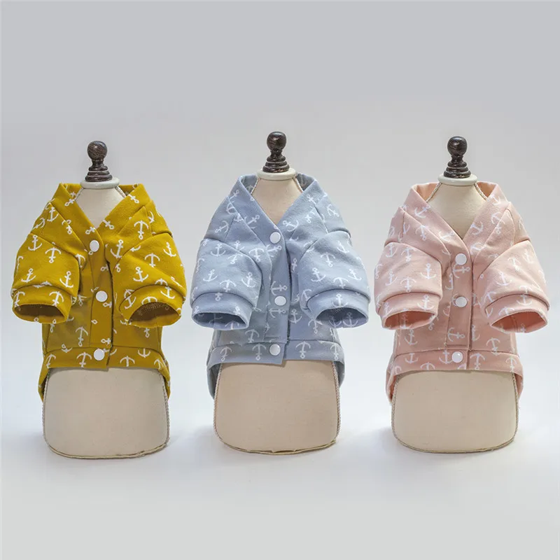 F99 dog clothes puppy Button sweatshirt 100% cotton pet spring autumn S-2XXL | Дом и сад