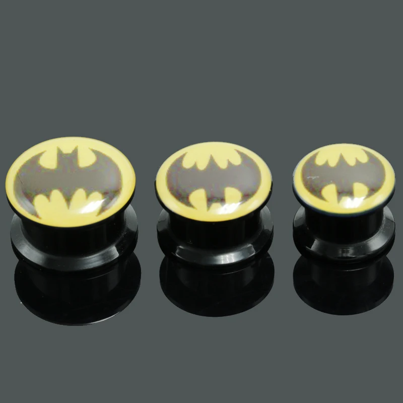 1 пара винтов акриловые затычки для ушей измерительные серьги женщин и мужчин