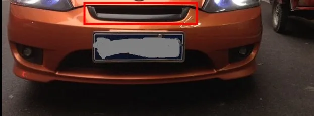 Автомобильный Стайлинг подходит для Hyundai ROHENS Coupe 2009 матовая Черная передняя