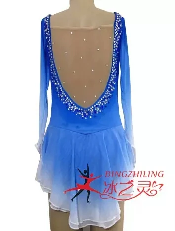 Платье для фигурного катания DR4394 изящное Новое Брендовое платье на коньках|dress