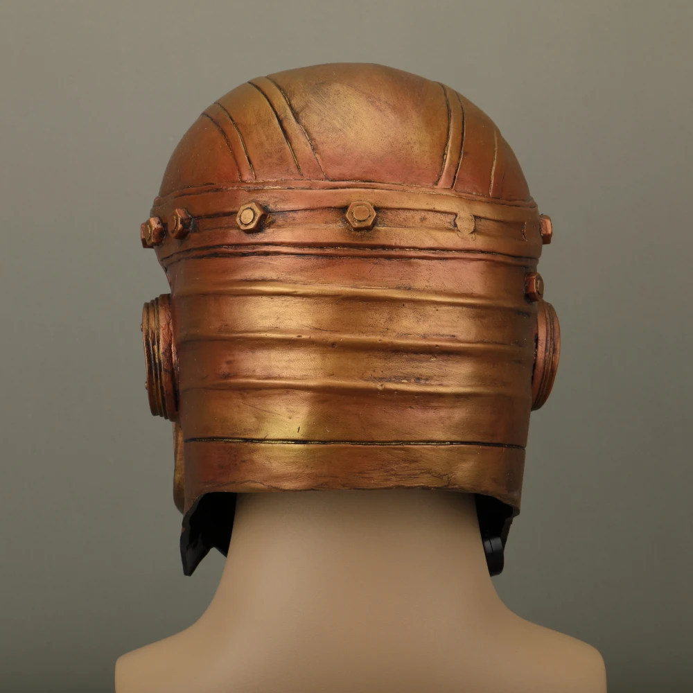 Anime Doom Patrol Mask Robotman LED Latex Helmet Halloween Superhero Cosplay Prop | Тематическая одежда и униформа