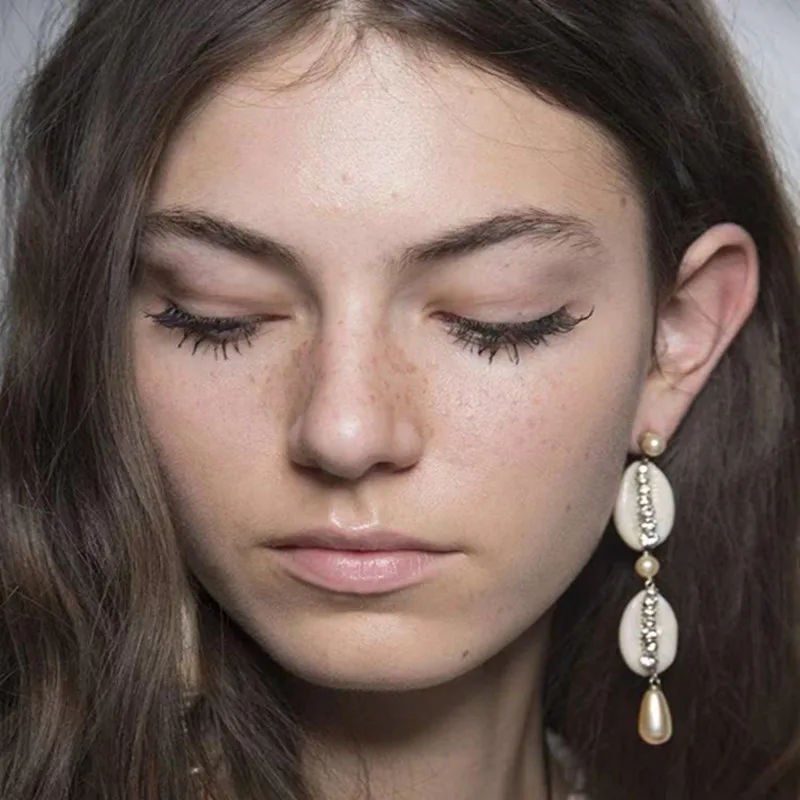 Baroque natural shell earring elegant bohemia boho fashion boucles d oreille femme jewelry circle earrings best gifts | Украшения и