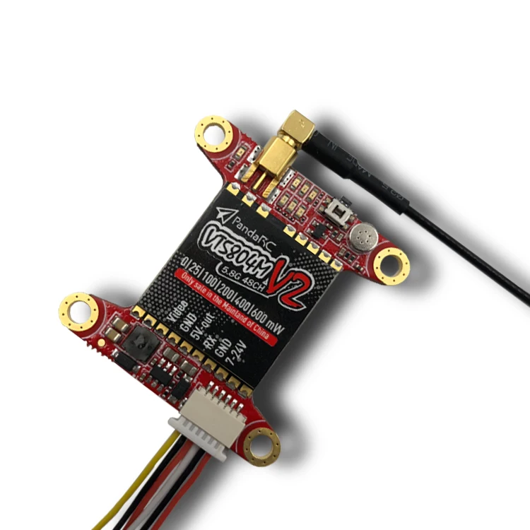 Переключаемый передатчик PandaRC VT5804M V2 0 600 мВт 48CH FPV VTX RC и приемная плата для