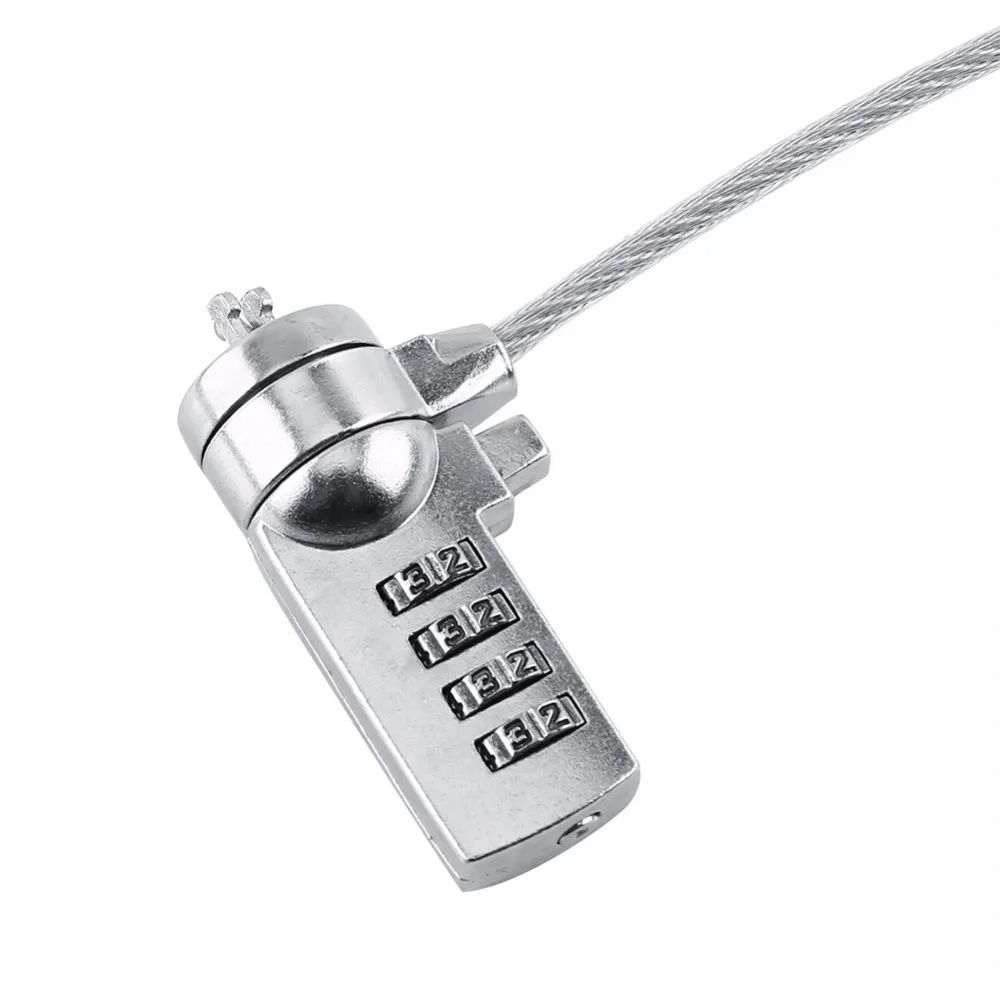 Замок защитный комбинированный с 4 значным паролем для ноутбука ПК|Замок