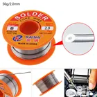 Оловянный провод для тонкой сварки, 6337, 50 г, 1,2 мм1,5 мм2,0 мм, припой с 2% флюсом и канифолью для электрического паяльника