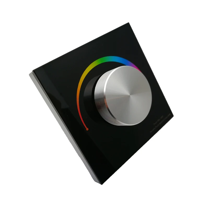 DC 12 V-24 V настенный ручной регулятор панели RGB контроллер полосы двойной 2,4 GHz и ШИМ сигнал T3-K 144W Led RGB контроллер полосы