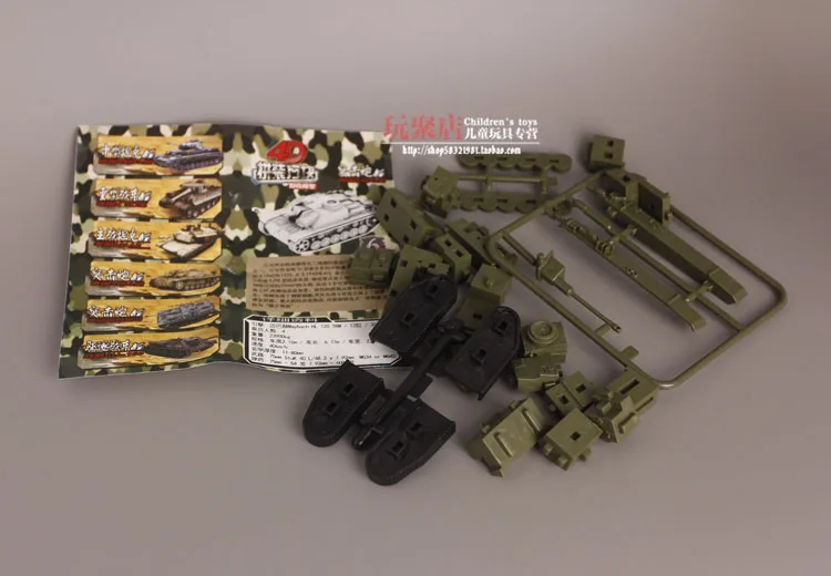 4D Танк модель собрать Вторую мировую войну бак Germay Тигр США M1A2 Su 100 Ger NO4 майки
