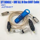 2019 Новинка 100% оригинальная прошивка TEMA  EFT DONGLE + UMF all boot Cable (все в одном кабеле) Бесплатная доставка