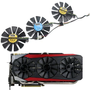 Игровой кулер, 88 мм, PLD09210S12HH PLD09210S12M для ASUS STRIX GTX980TI RX480580 R9 390XR9 390 GTX 1060 GTX1070 1070Ti 1080Ti