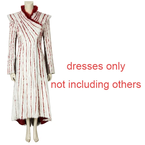 CostumeBuy/Костюм «Игра престолов»; 8 сезон; костюм Дейенерис Таргариен для косплея; наряд на Хэллоуин; костюм «Игра престолов»; нарядное платье - Цвет: dress