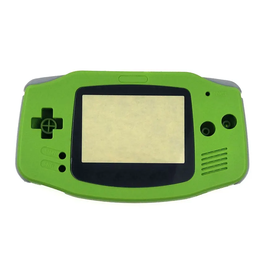 YuXi пластиковый корпус светящийся прозрачный чехол Корпус для nintendo Gameboy Advance Игровая приставка GBA - Цвет: Green