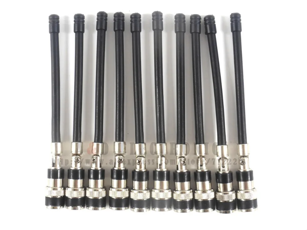 10 шт. BNC UHF микрофонная антенна для Shure PGX24 SLX24 PG58 SM58 BETA58 Series Беспроводная Частота