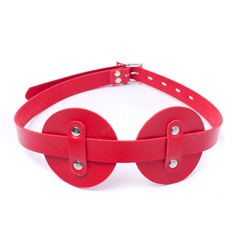 Очки круглая повязка на глаза маска из мягкой кожи привлекательный товар для