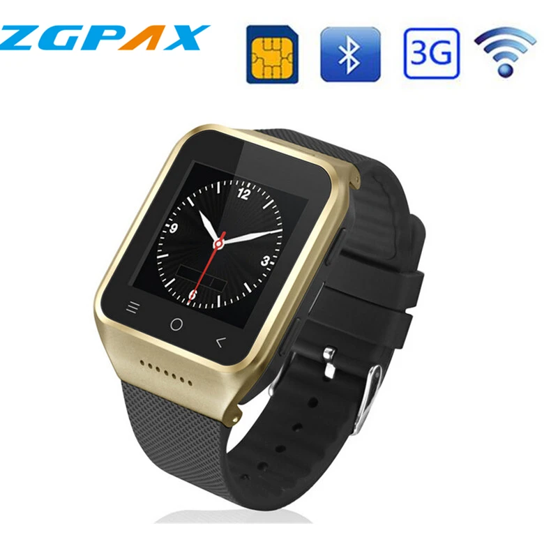 Оригинальные умные часы ZGPAX S8 с поддержкой sim карты/TF Wi Fi GPS Bluetooth 450 мАч 2MP камера