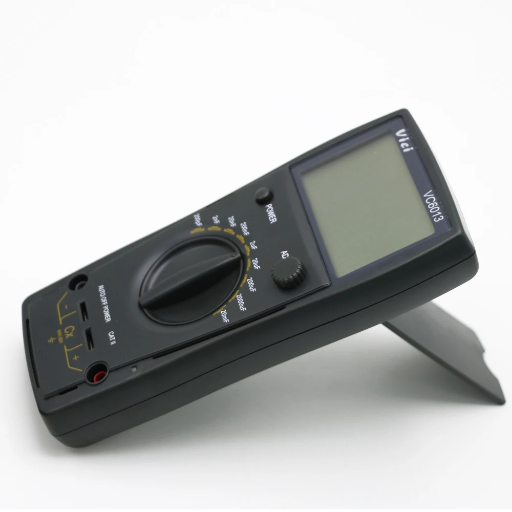 VICI VC6013 Цифровой Высокоточный ЖК измеритель 1999 отсчетов ручной емкости 200pF 20mF atuo