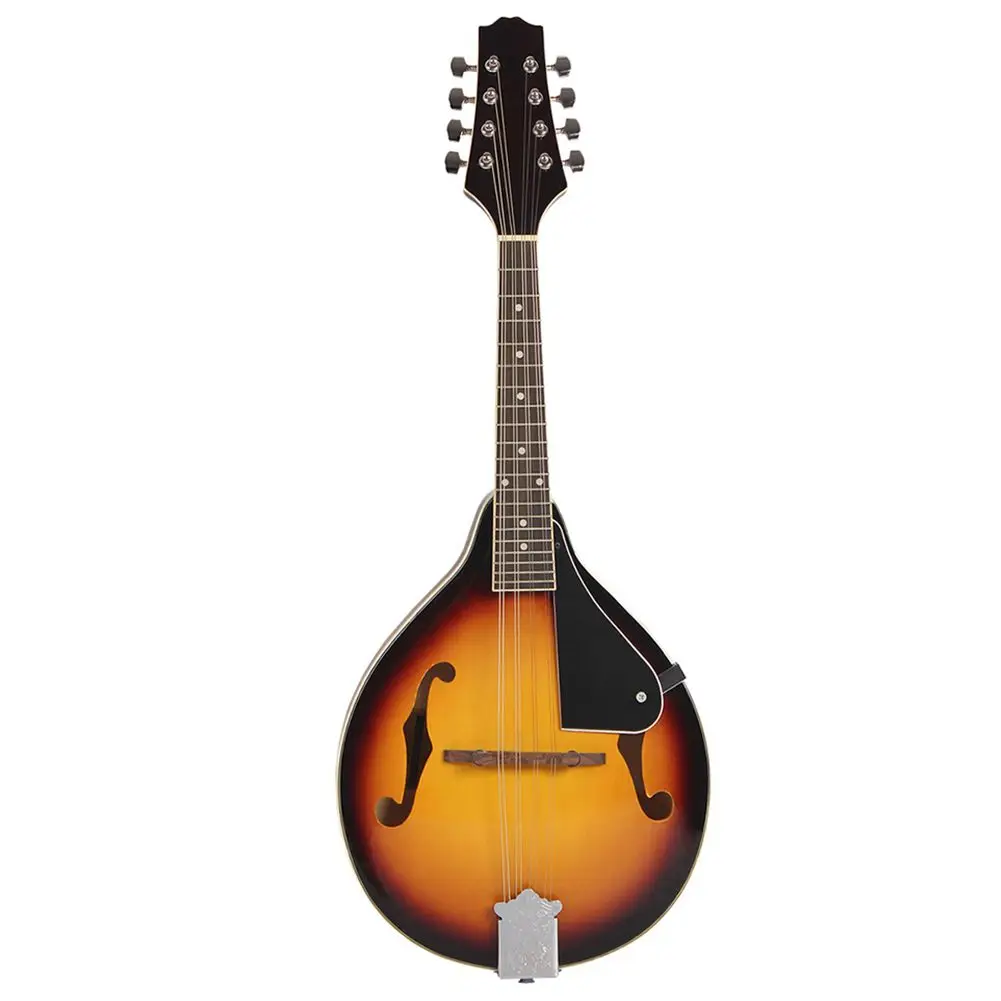 XFDZ ИРИН Sunburst 8-струнной липа Мандолины музыкальный инструмент с палисандр Сталь строка Мандолины струнный инструмент для настройки - Цвет: Beige