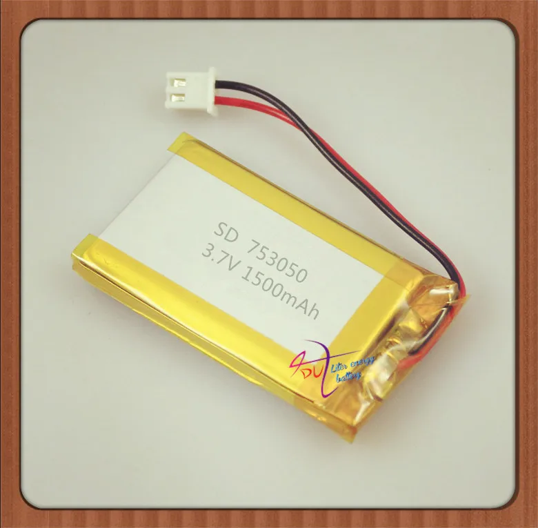 XHR-2P 2 54 1500mAh 753050 3 7 V литий-полимерная батарея 803048 Беспроводная машина для
