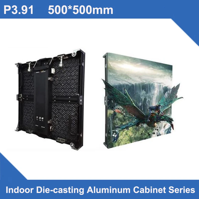 

4pcs/lot P4.81 SMD indoor 500*500mm LED Display DieCasting Cabinet panel led video rental advertising wedding hotel stadium