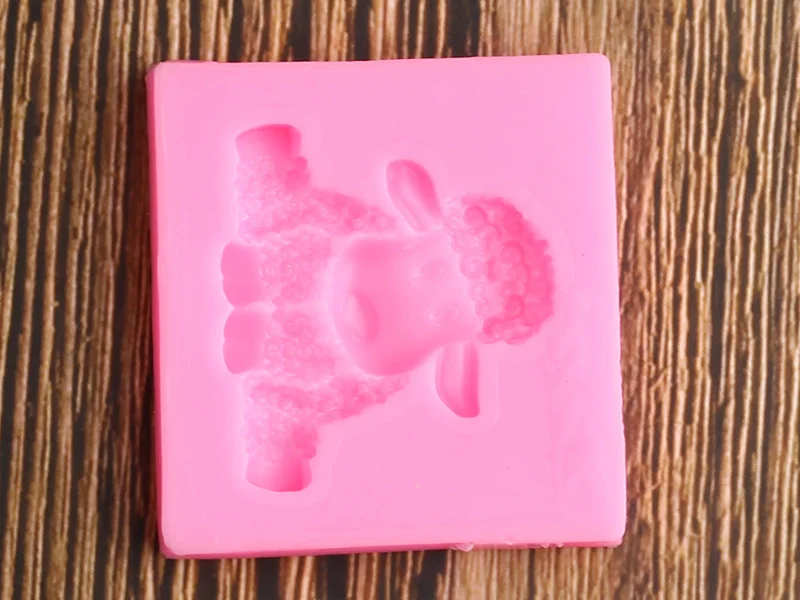 3D Овцы силиконовые формы DIY Детские День рождения инструменты для украшения торта для вечеринки кекс выпечки помадка Шоколадные конфеты формы