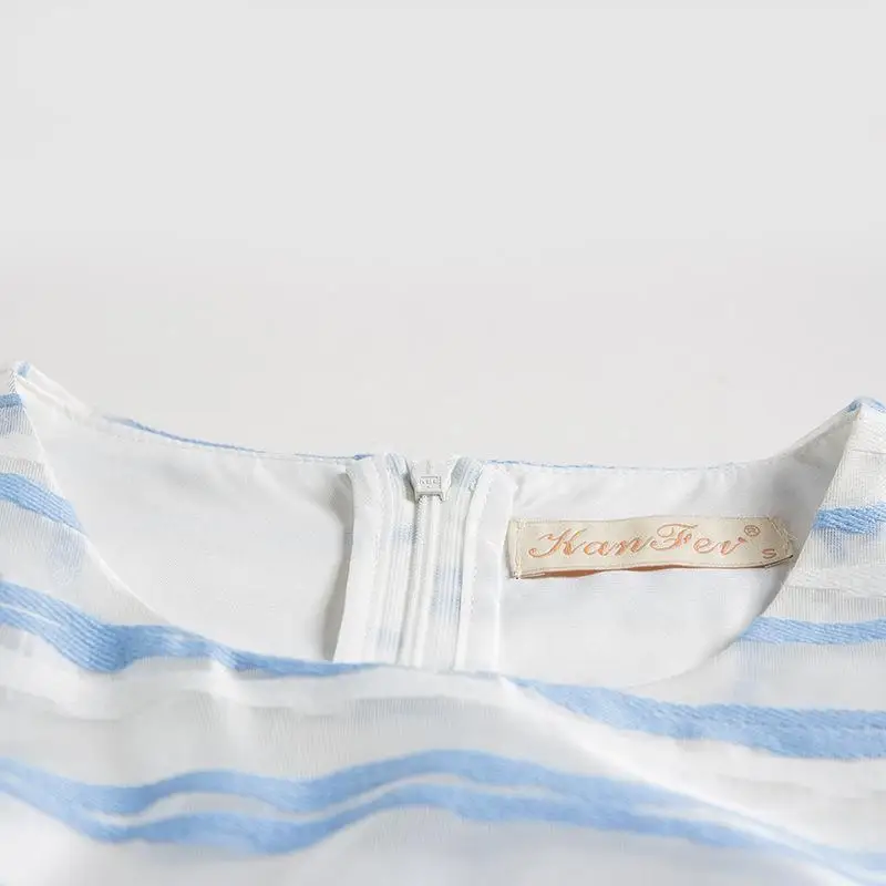 Новинка 2017 летнее модное платье NFIVE в полоску с поясом милые платья из пряжи