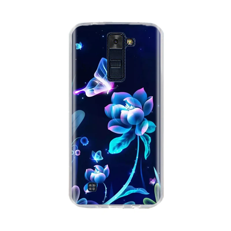 Для LG K7 K8 Lte чехол задняя крышка чехол для телефона из мягкого силикона ТПУ с рисунком Fundas Coque для LG k7 K8 телефон чехол s 3D с милыми животными для LG K10 пакета(ов