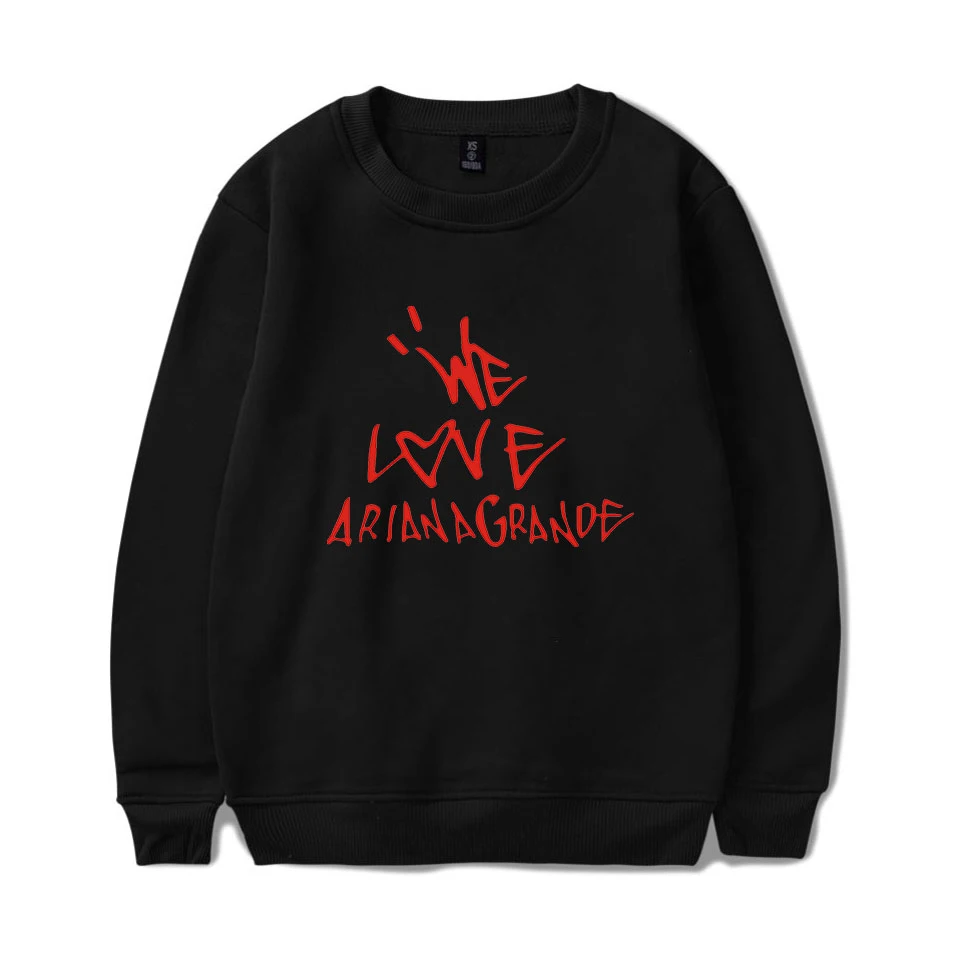 Ariana Grande Tour Hoodie Sweatshirt Print Dangerous Men Hoodies Fashion WE LOVE MANCHESTER Autumn Clothes | Мужская одежда