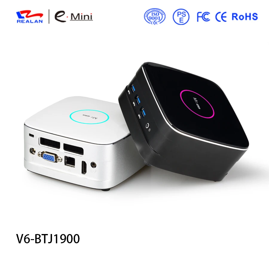 Мини компьютер 4 Гб ОЗУ 128 SSD микро ПК с поддержкой windows10 linux Android очень маленький