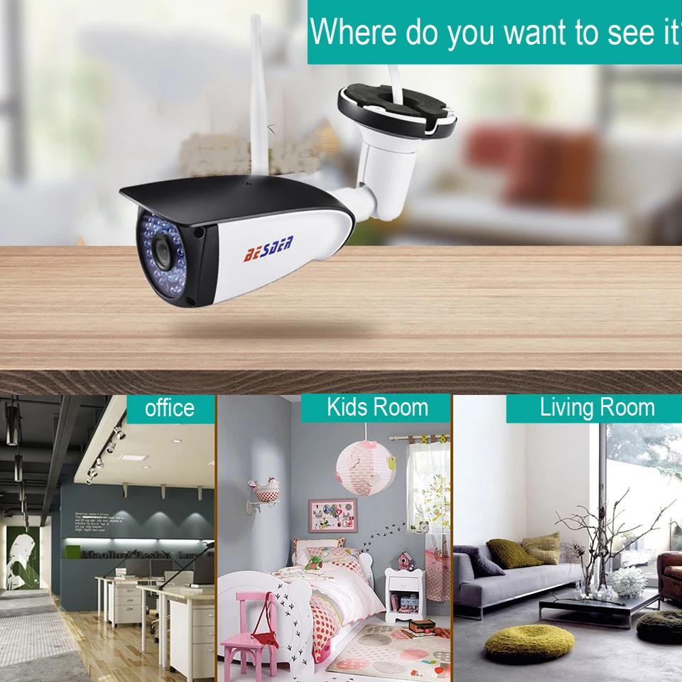 Besder Audio 1080P HI3518E CamHi APP Wifi Ip камера CCTV 2MP уличная Беспроводная ip-камера наблюдения с поддержкой аудио sd-карты