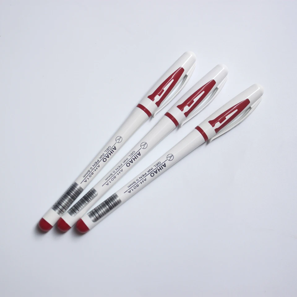 Гелевые ручки превосходного качества 12 шт./лот черные синие и красные чернила 0 5