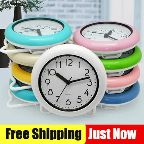 Горячая Распродажа! Настольные водонепроницаемые часы для ванной комнаты 8'