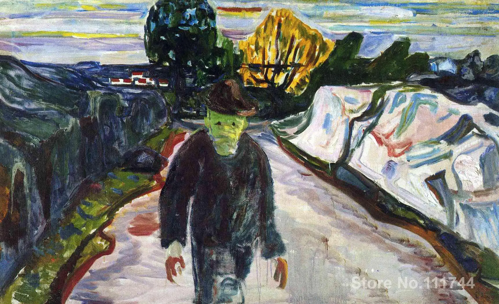 Копия картин известного художника-убийцы Эдварда Манча художественное