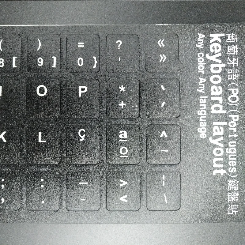 100pcs PT Portugal Portuguese Keyboard Stickers For Macbook Air Pro 11 13 15 Laptop Cover Protector Sticker | Компьютеры и офис