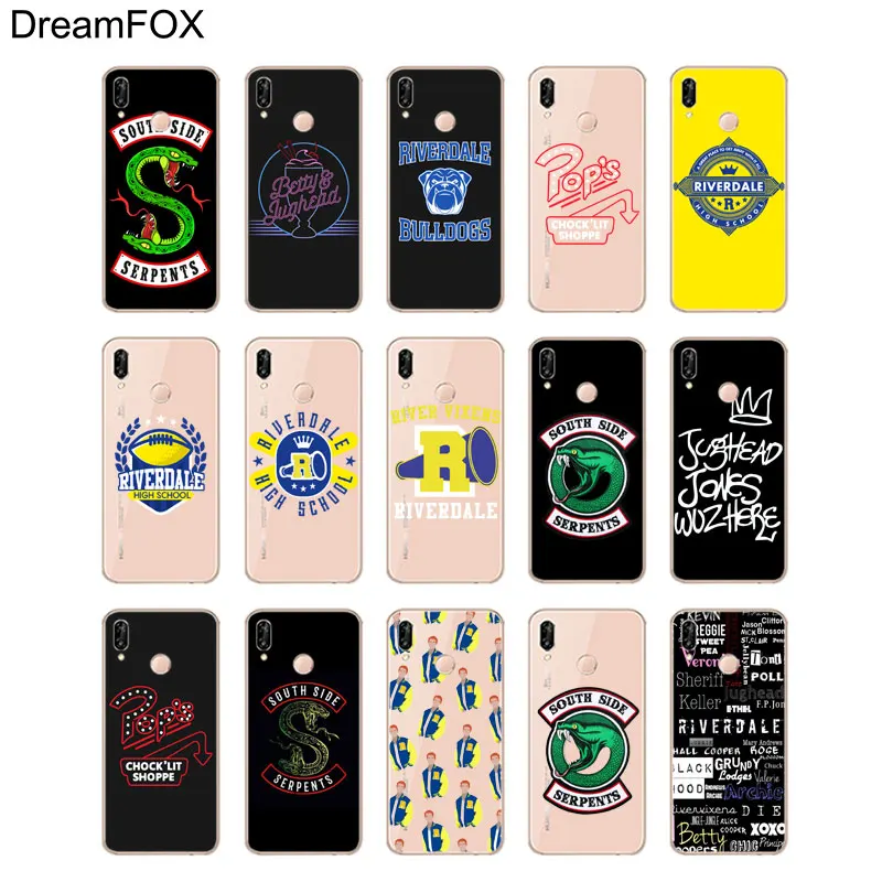 DREAMFOX M350 Riverdale Soft TPU Silicone Case Cover For Huawei Honor 6A 6C 7X 9 10 P20 P30 Lite Pro P Smart 2019 |
