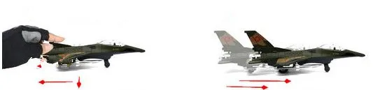 1: 72 сплава модель самолета высокая имитация F15 боец со звуком и светом назад к