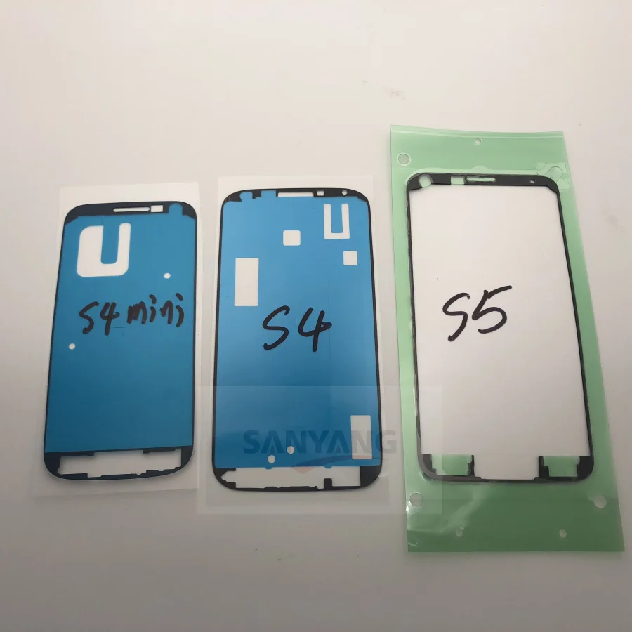 Оригинальная наклейка на переднюю панель клейкая лента для Samsung Galaxy S4 I9500 9505 S5 G900