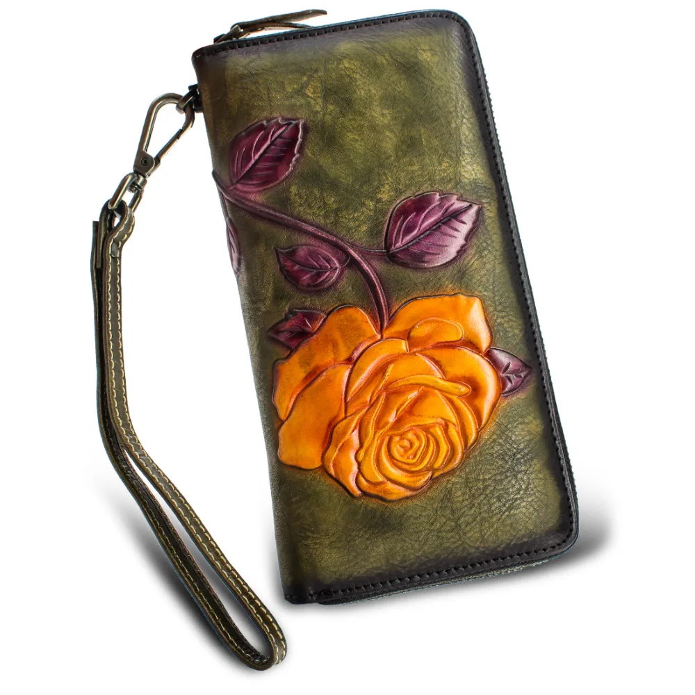 Индивидуальный кошелек из натуральной итальянской кожи кошельки кожаные сумки