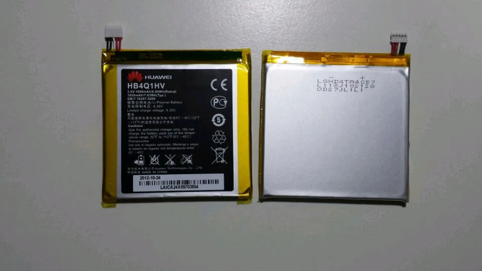

100% Оригинальный 3,8 V 1850 мА/ч, оригинальный аккумулятор для HUAWEI s8600 p1 u9200 ascend сотовый телефон HB4Q1HV hb4m1 u9500 d1