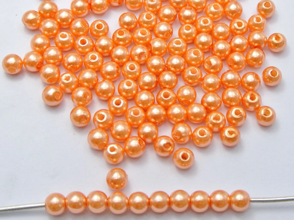 500 шт. круглые бусины диаметром 6 мм|pearl wedding|pearl bead garlandbeaded tunic |