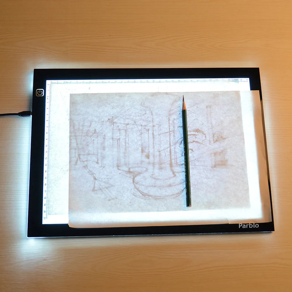 Parblo A4S ультра тонкие световые коробки Светодиодные доски профессиональная