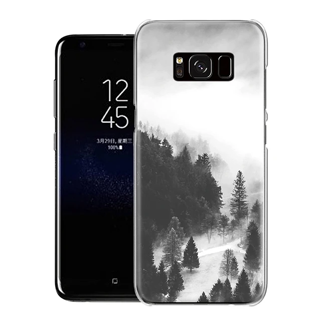 Для samsung Galaxy A3 A5 A8 J3 J5 J7 абстрактные черные и белые лесу деревья Grand Prime G530 чехол для телефона - Цвет: 3448