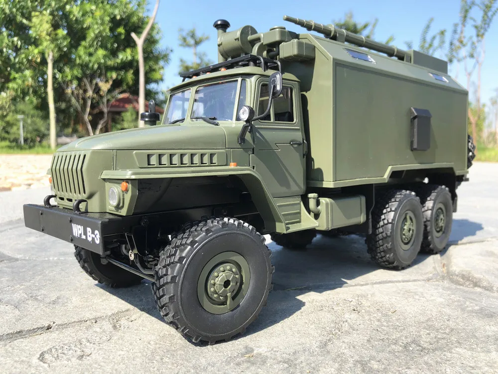 WPL B36 Урал 1:16 Радиоуправляемый автомобиль светодиодные автомобили RTR 2,4G 6WD RC автомобиль электрический внедорожный военный грузовик гусеничный автомобиль дистанционного управления