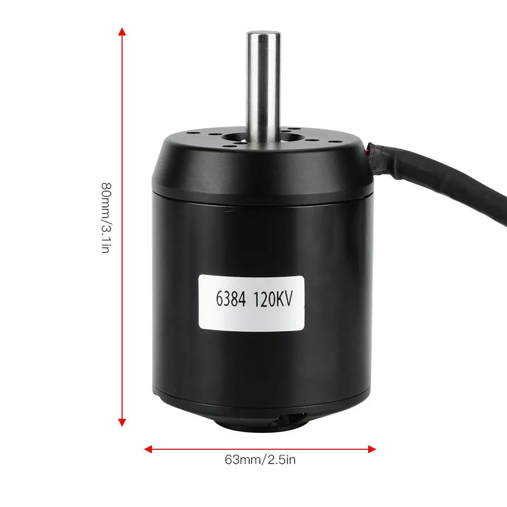 6384 120KV BLDC Outrunner бесщеточный сенсорный двигатель для электрического балансировочного скутера, скейтборда, сменный аксессуар