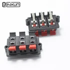 1 шт. 6 контактов WP внешний банановый Разъем усилитель динамика проводной зажим аудиоразъем WP6-3 2x3Pole светодиодный пружинный выключатель