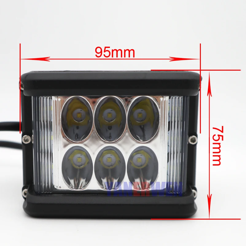 Koop Dual Side Shooter Led Cube Led Verlichting Off Road Led Licht Rijden Licht Super Bright Voor Jeep Lamp Suv Boot 4